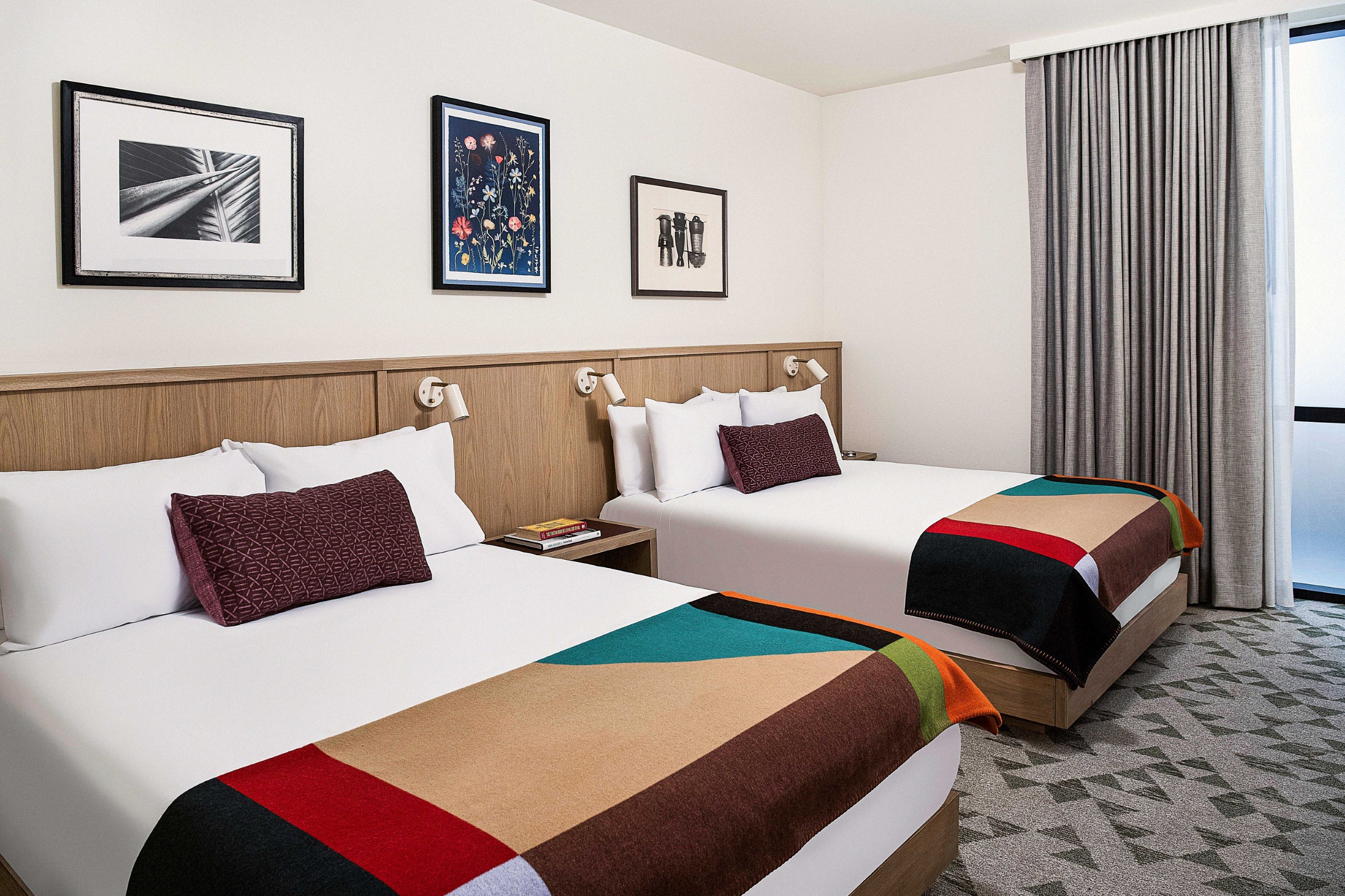 View of two queen beds in a double queen guest room